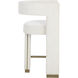 Adamina 36.25 inch Rhea Light Barley Counter Stool